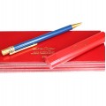 pix Must de Cartier, Trinity Collection. lapis lazuli. etui cu rezerve Cartier